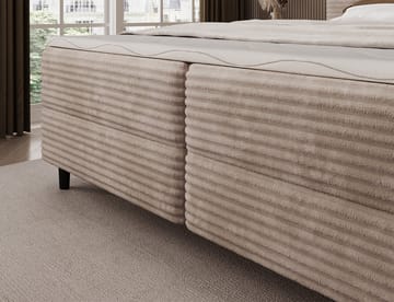 Cortiko Sängpaket Kontinentalsäng med förvaring 180x200 cm - svart - Möbler - Sovrum - Sängar - Kontinentalsängar
