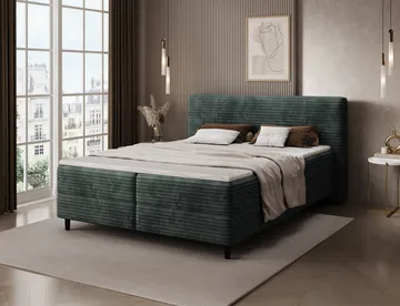 Cortiko Sängpaket Kontinentalsäng med förvaring 180x200 cm - svart - Möbler - Sovrum - Sängar - Kontinentalsängar