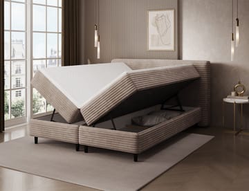 Cortiko Sängpaket Kontinentalsäng med förvaring 180x200 cm - svart - Möbler - Sovrum - Sängar - Kontinentalsängar