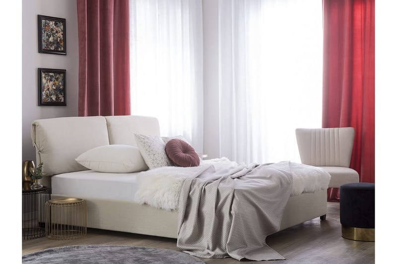 Deagan Vattensäng 160x200 cm - Beige/Mörkt trä - Möbler - Sovrum - Sängar - Dubbelsängar
