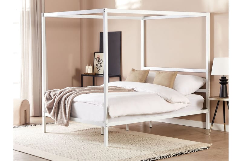 Denaya Himmelsäng 140x200 cm - Vit - Möbler - Sovrum - Sängar - Himmelsäng