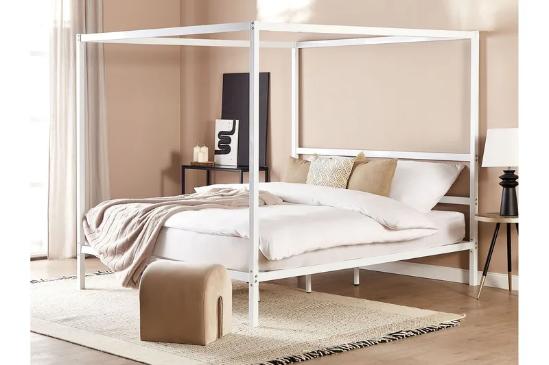 Denaya Himmelsäng 180x200 cm - Vit - Möbler - Sovrum - Sängar - Himmelsäng