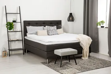 Diplomat Kontinentalsäng 160x200 - Mörkgrå - Möbler - Sovrum - Sängar - Komplett Sängpaket