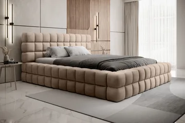 Dizzle Sängram 180x200 cm - Beige - Möbler - Sovrum - Sängar - Sängar med förvaring