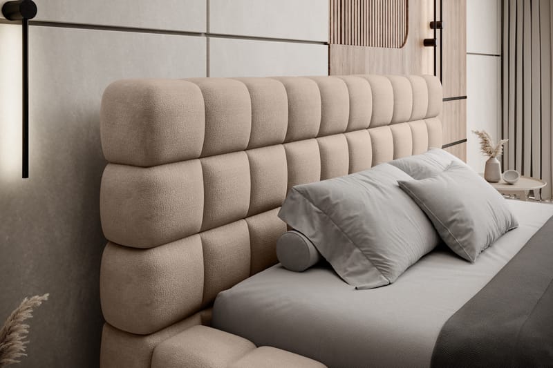 Dizzle Sängram 180x200 cm - Beige - Möbler - Sovrum - Sängar - Sängar med förvaring