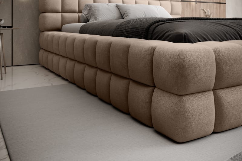 Dizzle Sängram 180x200 cm - Beige - Möbler - Sovrum - Sängar - Sängar med förvaring
