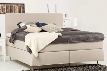 Dolly Kontinentalsäng 210x210 cm - Beige - Möbler - Sovrum - Sängar - Kontinentalsängar