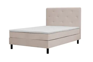 Dream Komplett Sängpaket 120x200 cm Assymetriska knappar - Beige - Möbler - Sovrum - Sängar - Komplett Sängpaket