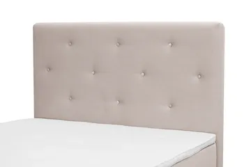 Dream Komplett Sängpaket 120x200 cm Assymetriska knappar - Beige - Möbler - Sovrum - Sängar - Komplett Sängpaket