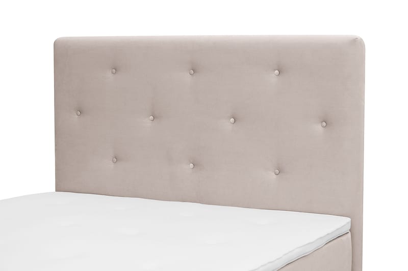 Dream Komplett Sängpaket 120x200 cm Assymetriska knappar - Beige - Möbler - Sovrum - Sängar - Kontinentalsängar