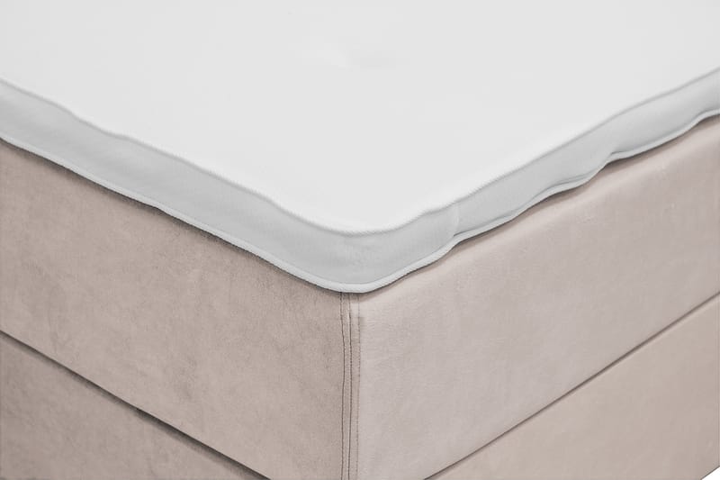 Dream Komplett Sängpaket 120x200 cm Assymetriska knappar - Beige - Möbler - Sovrum - Sängar - Komplett Sängpaket