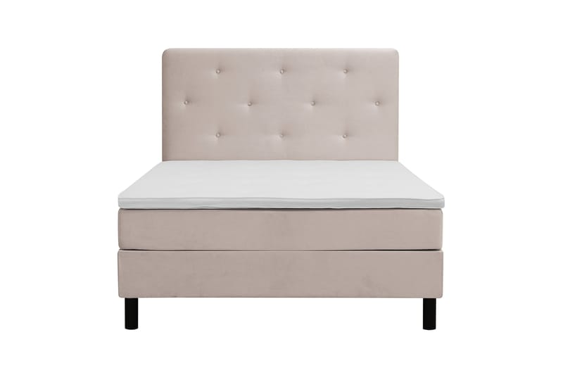 Dream Komplett Sängpaket 120x200 cm Assymetriska knappar - Beige - Möbler - Sovrum - Sängar - Komplett Sängpaket