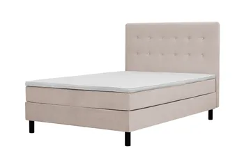 Dream Komplett Sängpaket 120x200 cm Knappar - Beige - Möbler - Sovrum - Sängar - Komplett Sängpaket