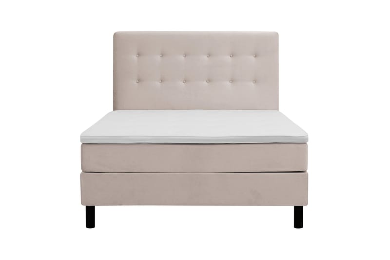 Dream Komplett Sängpaket 120x200 cm Knappar - Beige - Möbler - Sovrum - Sängar - Kontinentalsängar