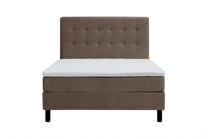 Dream Komplett Sängpaket 120x200 cm Knappar - Brun - Möbler - Sovrum - Sängar - Kontinentalsängar