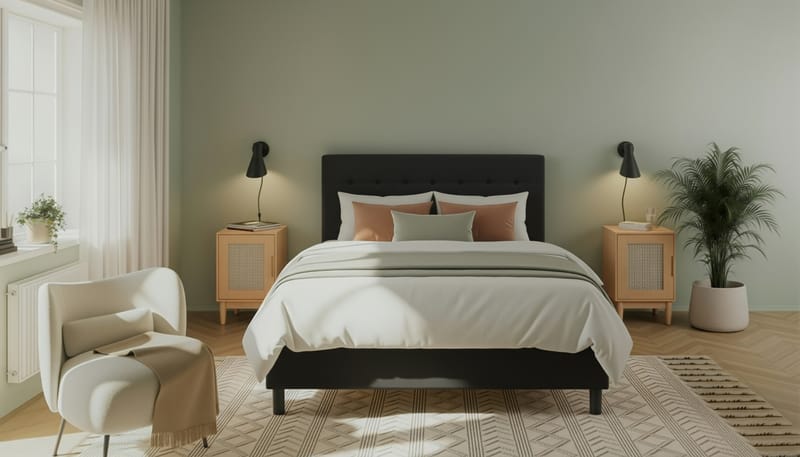 Dream Komplett Sängpaket 120x200 cm - Mörkgrå - Möbler - Sovrum - Sängar - Kontinentalsängar