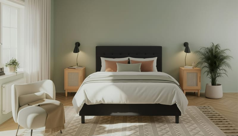 Dream Komplett Sängpaket 120x200 cm - Mörkgrå - Möbler - Sovrum - Sängar - Kontinentalsängar