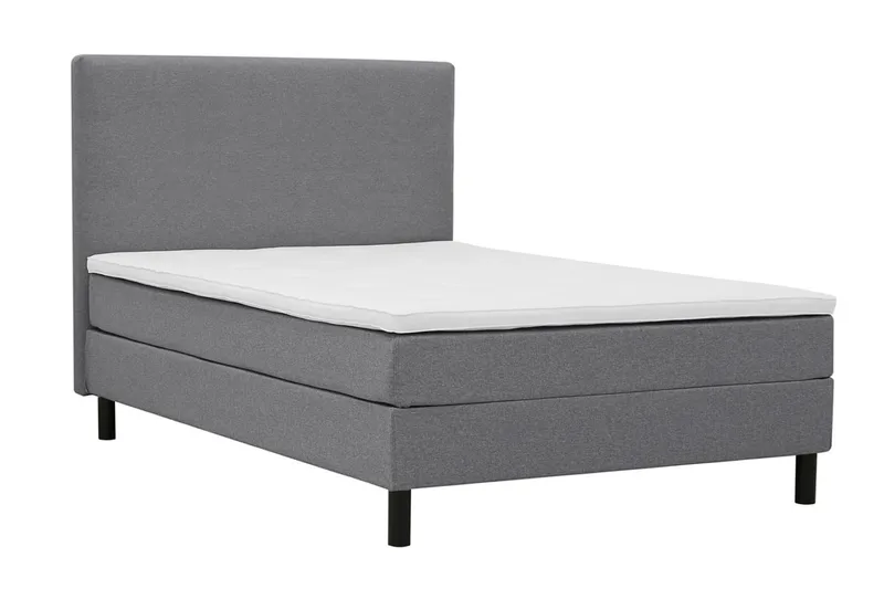 Dream Komplett Sängpaket 120x200 cm Slät Sänggavel - Grå - Möbler - Sovrum - Sängar - Kontinentalsängar