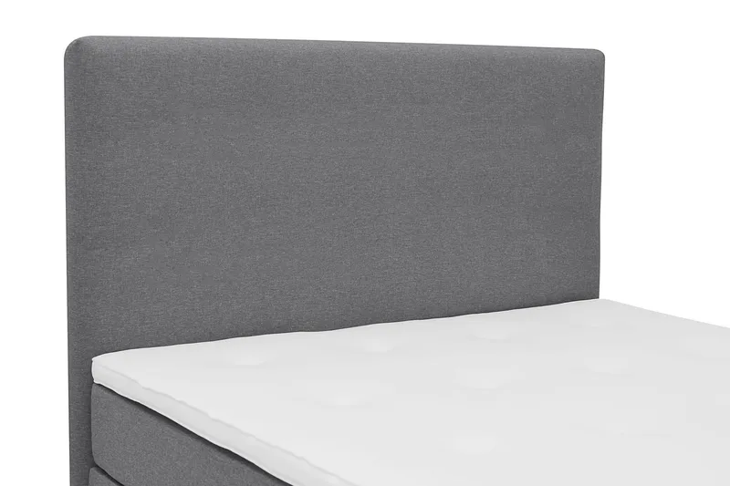Dream Komplett Sängpaket 120x200 cm Slät Sänggavel - Grå - Möbler - Sovrum - Sängar - Kontinentalsängar