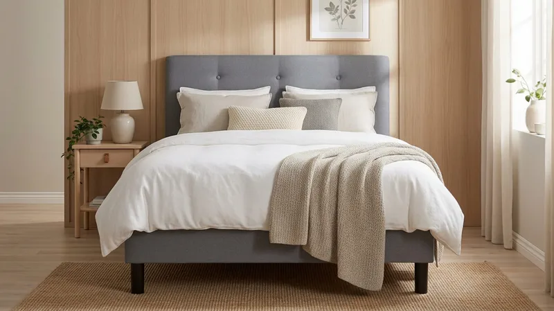 Dream Komplett Sängpaket 140 cm Sänggavel 2 Sawana 21 - Grå - Möbler - Sovrum - Sängar - Kontinentalsängar