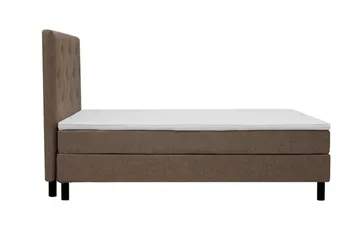 Dream Komplett Sängpaket 140x200 cm Assymetriska knappar - Brun - Möbler - Sovrum - Sängar - Komplett Sängpaket
