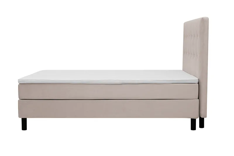 Dream Komplett Sängpaket 140x200 cm Knappar - Beige - Möbler - Sovrum - Sängar - Kontinentalsängar