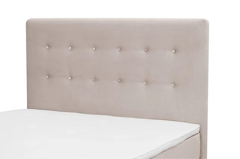 Dream Komplett Sängpaket 140x200 cm Knappar - Beige - Möbler - Sovrum - Sängar - Kontinentalsängar