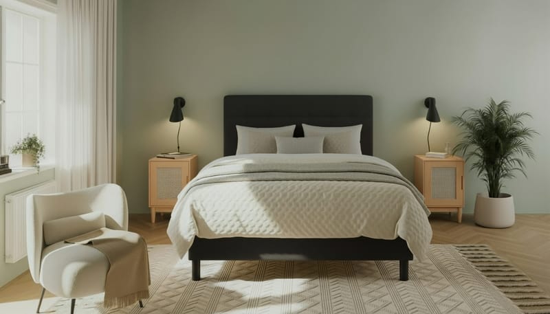 Dream Komplett Sängpaket 140x200 cm - Svart - Möbler - Sovrum - Sängar - Kontinentalsängar