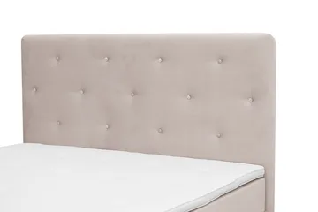 Dream Komplett Sängpaket 150x200 cm Assymetriska knappar - Beige - Möbler - Sovrum - Sängar - Komplett Sängpaket