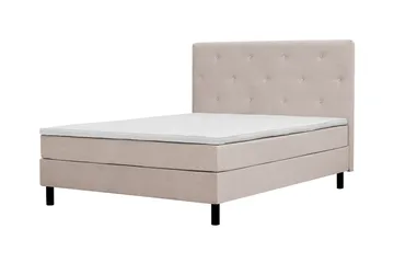 Dream Komplett Sängpaket 150x200 cm Assymetriska knappar - Beige - Möbler - Sovrum - Sängar - Komplett Sängpaket