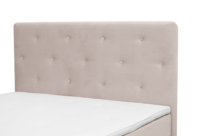 Dream Komplett Sängpaket 150x200 cm Assymetriska knappar - Beige - Möbler - Sovrum - Sängar - Kontinentalsängar