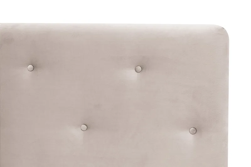 Dream Komplett Sängpaket 150x200 cm Assymetriska knappar - Beige - Möbler - Sovrum - Sängar - Kontinentalsängar