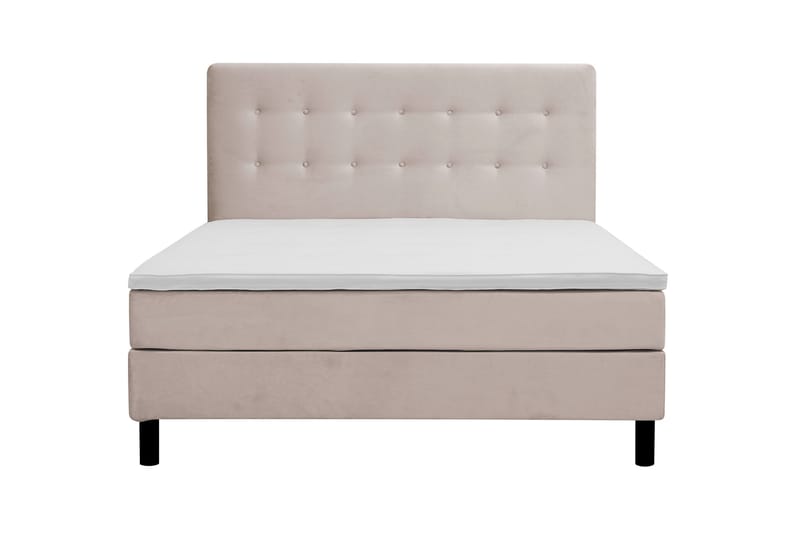 Dream Komplett Sängpaket 150x200 cm Knappar - Beige - Möbler - Sovrum - Sängar - Kontinentalsängar