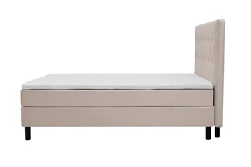 Dream Komplett Sängpaket 160x200 cm Knappar - Beige - Möbler - Sovrum - Sängar - Kontinentalsängar