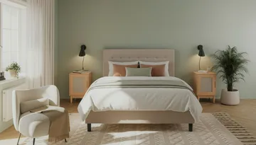 Dream Komplett Sängpaket 160x200 cm Knappar - Beige - Möbler - Sovrum - Sängar - Kontinentalsängar