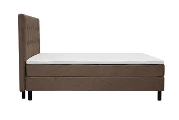 Dream Komplett Sängpaket 160x200 cm Knappar - Brun - Möbler - Sovrum - Sängar - Komplett Sängpaket