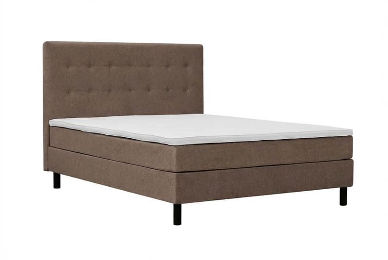 Dream Komplett Sängpaket 160x200 cm Knappar - Brun - Möbler - Sovrum - Sängar - Komplett Sängpaket