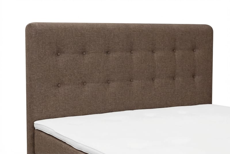 Dream Komplett Sängpaket 160x200 cm Knappar - Brun - Möbler - Sovrum - Sängar - Komplett Sängpaket