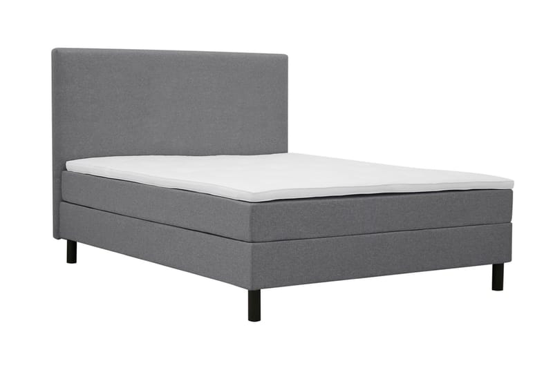 Dream Komplett Sängpaket 160x200 cm Slät Sänggavel - Grå - Möbler - Sovrum - Sängar - Komplett Sängpaket