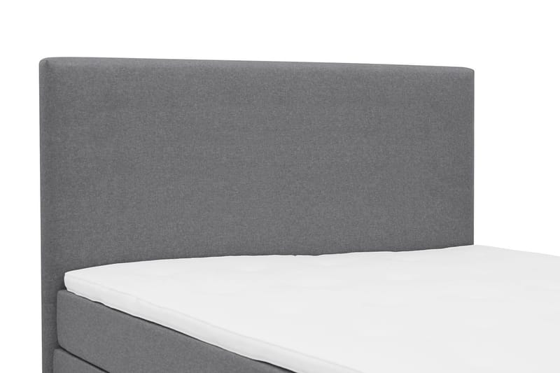 Dream Komplett Sängpaket 160x200 cm Slät Sänggavel - Grå - Möbler - Sovrum - Sängar - Kontinentalsängar