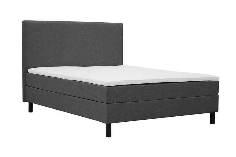 Dream Komplett Sängpaket 160x200 cm Slät Sänggavel - Mörkgrå - Möbler - Sovrum - Sängar - Kontinentalsängar