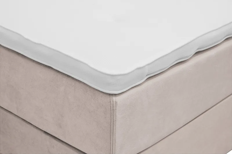 Dream Komplett Sängpaket 180x200 cm Assymetriska knappar - Beige - Möbler - Sovrum - Sängar - Kontinentalsängar
