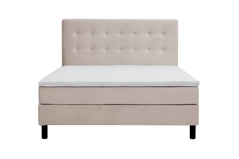 Dream Komplett Sängpaket 180x200 cm Knappar - Beige - Möbler - Sovrum - Sängar - Kontinentalsängar