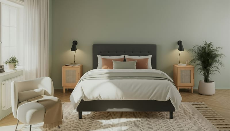 Dream Komplett Sängpaket 180x200 cm - Mörkgrå - Möbler - Sovrum - Sängar - Kontinentalsängar