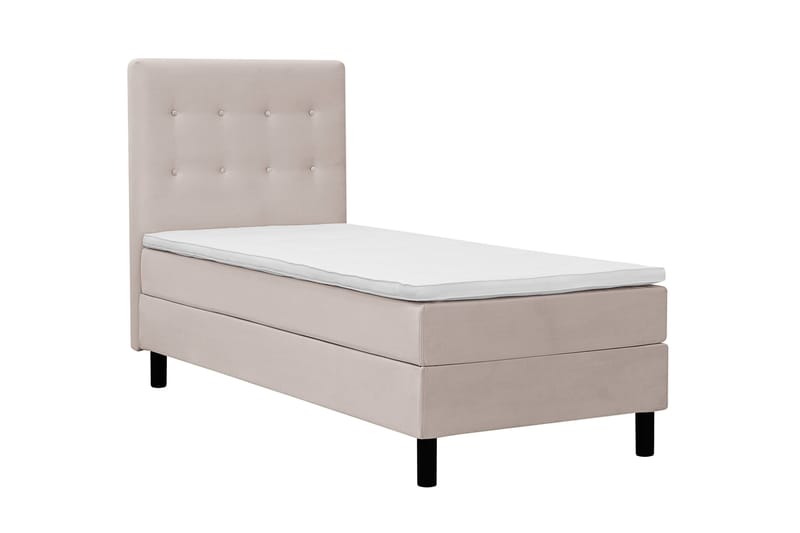 Dream Komplett Sängpaket 90x200 cm Knappar - Beige - Möbler - Sovrum - Sängar - Kontinentalsängar