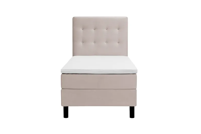 Dream Komplett Sängpaket 90x200 cm Knappar, Beige