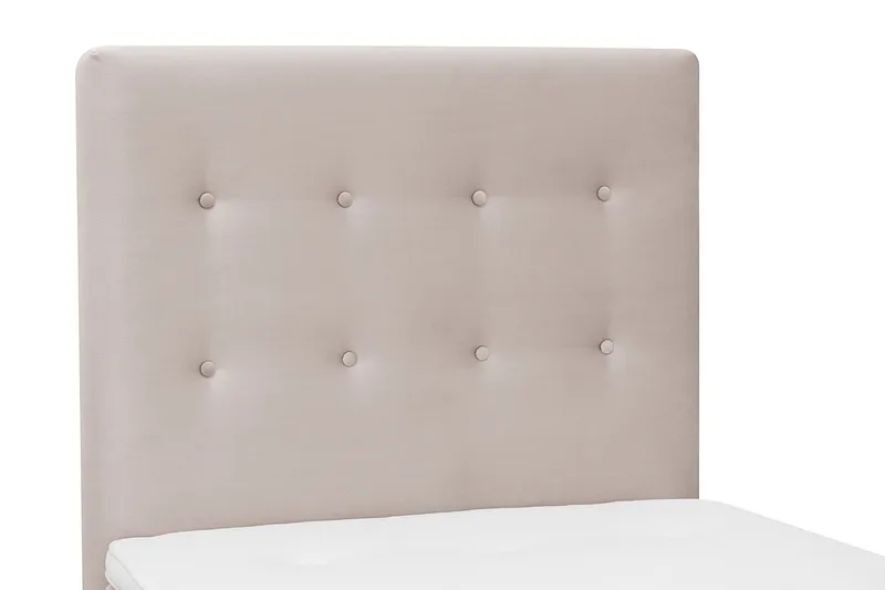 Dream Komplett Sängpaket 90x200 cm Knappar - Beige - Möbler - Sovrum - Sängar - Kontinentalsängar