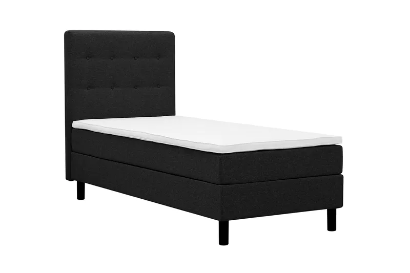 Dream Komplett Sängpaket 90x200 cm Knappar - Svart - Möbler - Sovrum - Sängar - Komplett Sängpaket