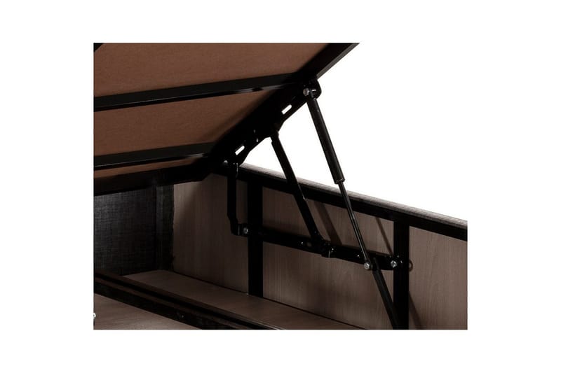 Dubbel Sängram & Sänggavel Argentu Grey - 140 x 190 x 38 cm - Möbler - Sovrum - Sängar - Komplett Sängpaket