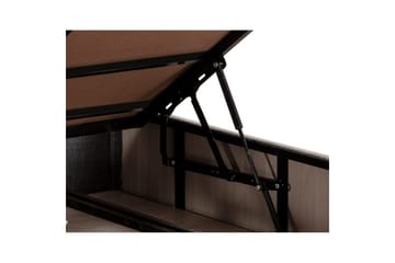 Dubbel Sängram & Sänggavel Argentu Grey - 150 x 200 x 38 cm - Möbler - Sovrum - Sängar - Komplett Sängpaket